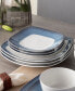 Фото #4 товара Colorscapes Layers 12 Piece Square Dinnerware Set