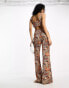 Фото #3 товара Vila wide leg trouser co-ord in paisley print