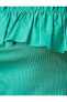 Фото #29 товара Блузка Koton Crop Atlet Ruffle Open Shoulder