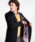 Фото #3 товара Men's Classic-Fit Medium Weight Solid Wool Blend Overcoats