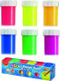 Keyroad Farby plakatowe KEYROAD, 6x22ml, pędzelek gratis, neonowe , w pudełku, mix kolorów