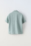 Фото #4 товара Рубашка из рельефного смесового льна ZARA
