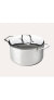 Фото #1 товара Maestro Stainless Steel Casserole Dish Pot with Lid, 5.4 Qt