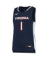 Фото #3 товара Футболка для малышей Nike #1 Navy Virginia Cavaliers Replica Basketball Jersey