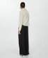 ფოტო #2 პროდუქტის Women's Wide Leg Fluid Pants