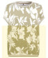 Фото #1 товара Women's Short Sleeve Abstract Floral Print T-Shirt containing LENZING[TM] ECOVERO[TM] Viscose