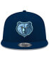 ფოტო #4 პროდუქტის Men's Navy Memphis Grizzlies Official Team Color 9FIFTY Snapback Hat