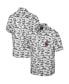 Фото #1 товара Men's White Boston College Eagles Spontaneous is Romantic Camp Button-Up Shirt