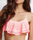 Фото #1 товара Ripcurl Phoenix Womens Coral Swim Bikini Top Swimwear Size Large