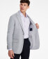 Фото #4 товара Men's Modern-Fit Herringbone Sport Coat