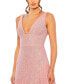 Women's Ieena Sequin Asymmetrical Ruffle Tiered Gown