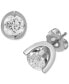 ფოტო #8 პროდუქტის Diamond Tension Mount Stud Earrings (1-1/2 ct. t.w.) in 14k White or Yellow Gold