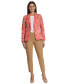 Фото #4 товара Women's Paisley-Print Slim Blazer