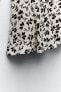 Фото #9 товара Платье ZARA мини с цветочным принтом и поясом