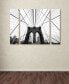 Nina Papiorek 'NYC Brooklyn Bridge' Multi Panel Art Set Large - 41" x 30" x 2"