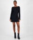 Фото #1 товара Women's Ennis Satin Long Sleeve Mini Dress