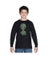 ფოტო #1 პროდუქტის Big Boy's Word Art Long Sleeve T-shirt - Alien