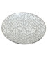 Mosaic Gold- Silver Tone Canape Plates Set of 6