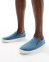 Truffle Collection canvas slip on trainers in denim