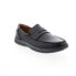 Фото #2 товара Florsheim Central Penny Mens Black Wide Loafers & Slip Ons Penny Shoes