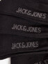 Jack & Jones 10 pack socks with logo in black