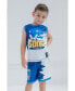 Фото #5 товара Boys Sonic the Hedgehog Knuckles Tails Tank Top and Shorts to