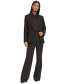 ფოტო #5 პროდუქტის Karl Lagerfeld Women's Notched Lapel One Button Blazer