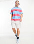 Фото #4 товара Tommy Jeans vertical block stripe polo shirt in pink