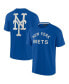Фото #3 товара Men's and Women's Royal New York Mets Super Soft Short Sleeve T-shirt