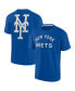 Men's and Women's Royal New York Mets Super Soft Short Sleeve T-shirt M - фото #3