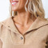 Фото #21 товара Women's Long Sleeve Wide Collar Belted Sweater Dress