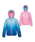 ფოტო #1 პროდუქტის Little and Big Girls' Reversible Lightweight Puffer Jacket