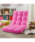Micro plush Armless Quilted Recliner Chair