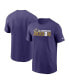 Фото #1 товара Men's Lamar Jackson Purple Baltimore Ravens Player Graphic T-shirt