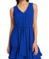 ფოტო #5 პროდუქტის Women's V-Neck Sleeveless A-Line Dress