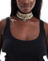 Фото #3 товара ASOS DESIGN Curve Limited Edition choker necklace with mixed pearl and semi precious stone