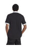 Düz Siyah Erkek Polo T-Shirt IL2501 3-STRIPE