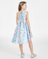Big Girls Bow-Shoulder Floral Mikado Dress, Created for Macy's