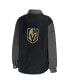 Women's Black, Gray Vegas Golden Knights Colorblock Button-Up Shirt Jacket