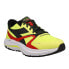 Diadora Mythos Blushield 8 Vortice Running Mens Yellow Sneakers Athletic Shoes