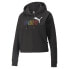 Puma Essentials Cropped Rainbow Pullover Hoodie Womens Size XL Casual Outerwear