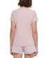 ფოტო #2 პროდუქტის Women's Cotton Short-Sleeve Crewneck T-Shirt