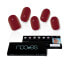 Фото #18 товара GEL NAIL FILMS midnight rain premium luxe solid #red 20 u