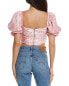 Фото #2 товара Saylor Gem Top Women's Pink M