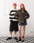 Фото #3 товара Reclaimed Vintage unisex beanie with RV in red