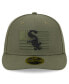 ფოტო #3 პროდუქტის Men's Green Chicago White Sox 2023 Armed Forces Day Low Profile 59FIFTY Fitted Hat