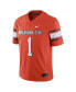 Men's #1 Orange Oklahoma State Cowboys Game Jersey