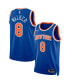 Фото #1 товара Men's and Women's Kemba Walker Blue New York Knicks Swingman Jersey - Icon Edition