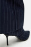 Фото #8 товара Сапоги на каблуке из ткани ZARA Fabric Knee-High Boots