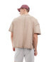 ASOS 4505 oversized washed cotton t-shirt with quick dry in washed sand